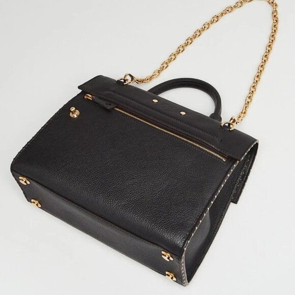 Louis Vuitton Black Leather City Steamer One Handle Bag - Picture 3 of 12